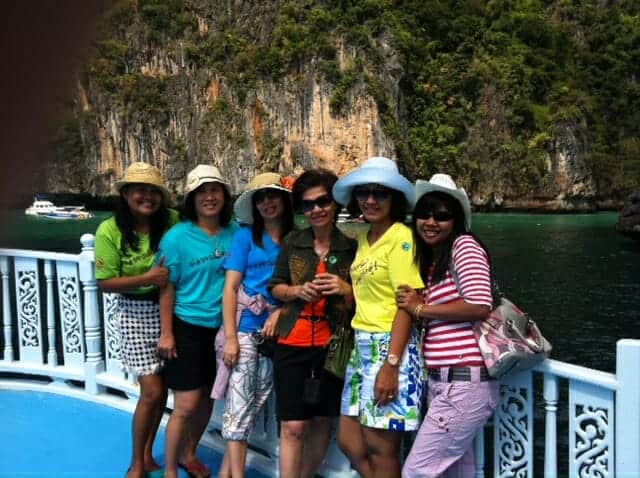 A great day touring with Thai guests